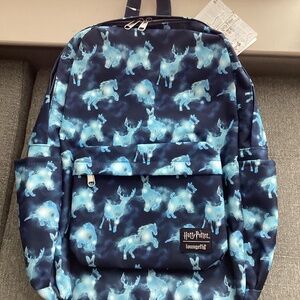Loungefly Amzn WB Harry Potter Patronus Collection Full Size Nylon Bk
